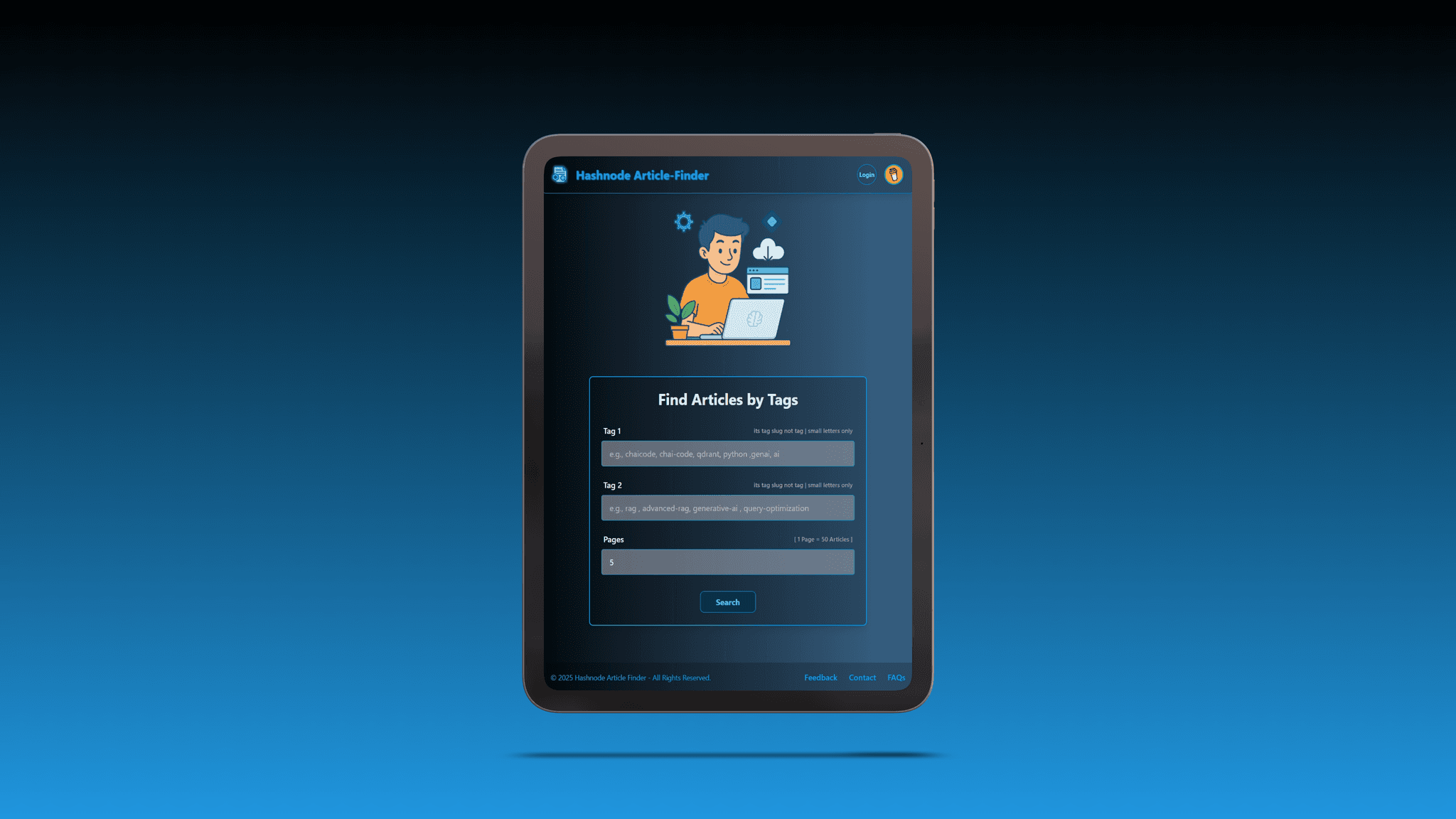 Hashnode - Article Finder